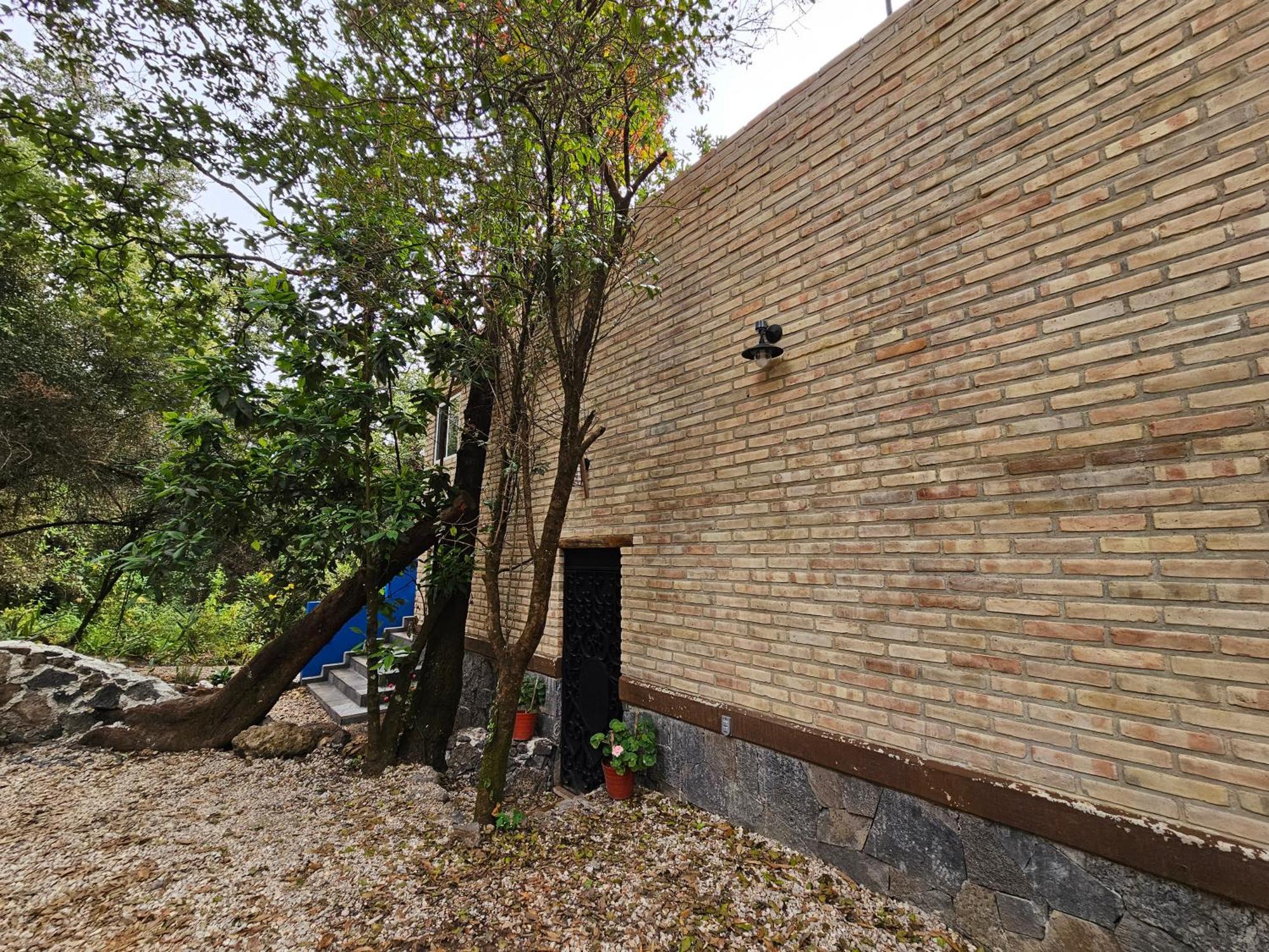 La Cabana Azul Al Fondo Del Bosque De 迪坡斯特兰 外观 照片
